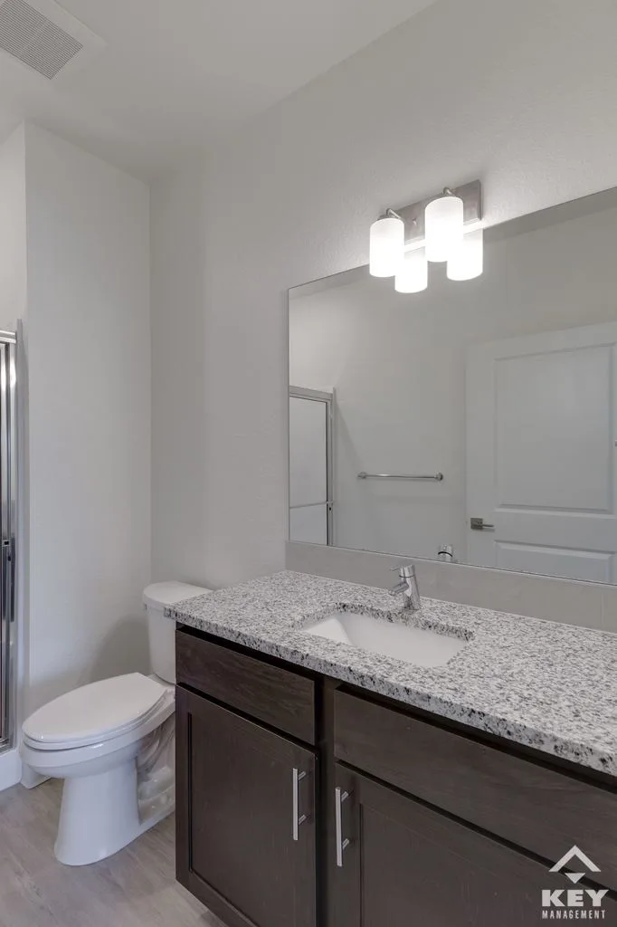 2 bedroom, primary bathroom