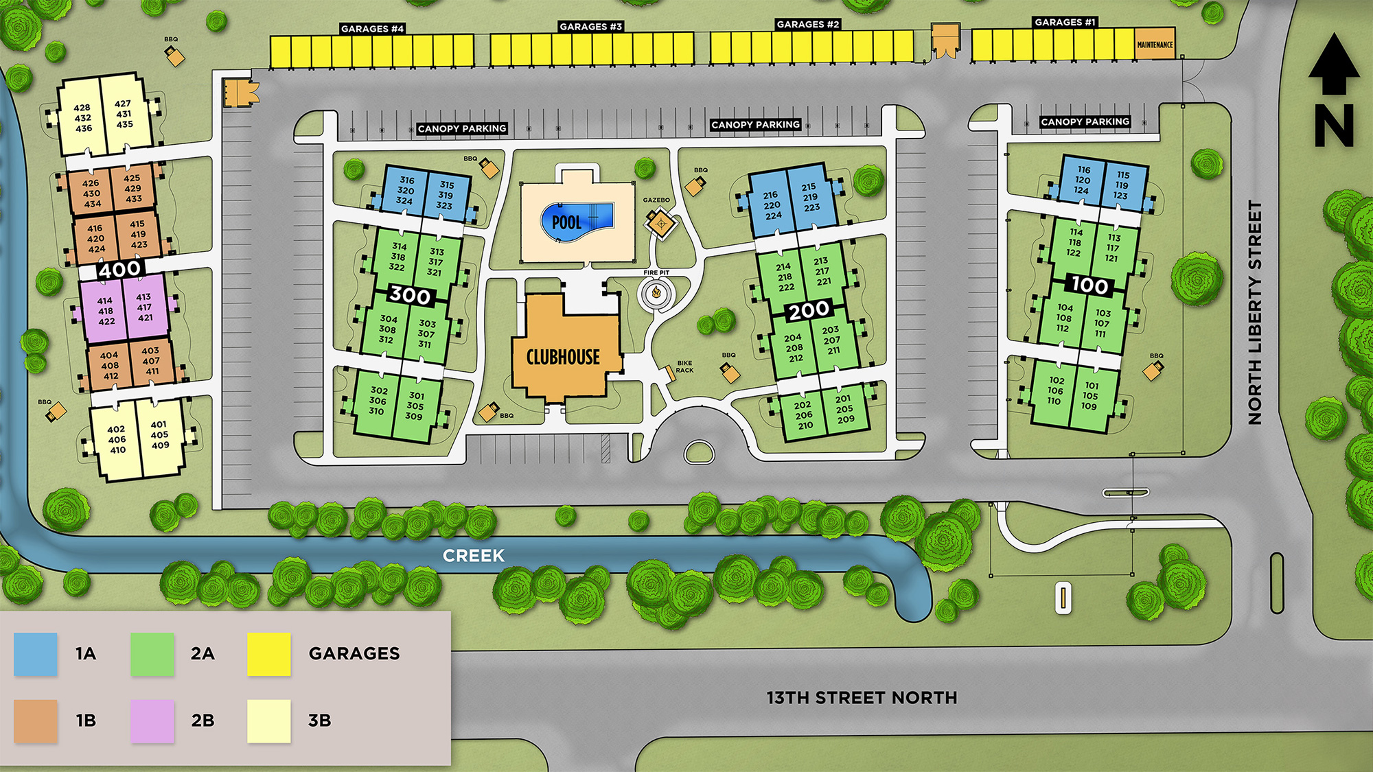 Liberty Garden Sitemap